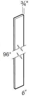 FS696 - Glasgow Polar White - Filler Strip - 6w X 96h