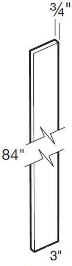 FS84 - Napa Blended Cream - Filler Strip - 3w X 84h