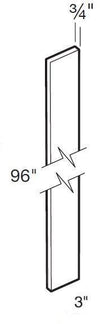 FS96 - Glasgow Polar White - Filler Strip - 3w X 96h