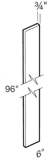 FS96 - Manhattan High Gloss Metallic - Filler Strip-3wX96h-FG