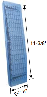 HDWE Template - Glasgow Polar White - Hardware Drilling Template