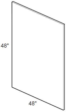 IPL4848 - Manhattan High Gloss White - Panel-48wX48hX0.75t