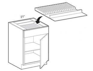 KBI21 - Norwood Deep Onyx - 21" Knife Block Insert