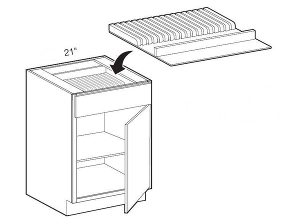 KBI21 - Waterford Vivid White - 21" Knife Block Insert