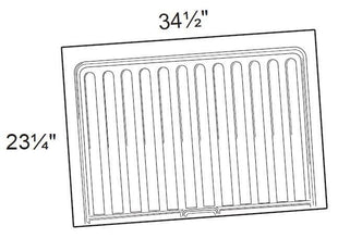 SBL3336 - Nantucket Polar White - 33" to 36" Sink Base Liner
