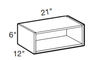 SS2112 - Manhattan High Gloss Metallic - 21wX12dX6h Service Shelf - Service Shelf