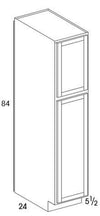 SCB42UD - Dartmouth Pewter - UD Corner Sink Base - Single Door - Special Order