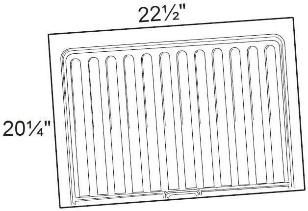 VSBL2124 - Glasgow Polar White - 21" to 24" Vanity Sink Base Liner - 21" to 24" Vanity Sink Base Liner - Field Modified and Installed