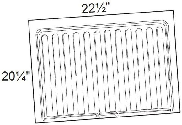 VSBL2124 - Glasgow Mythic Blue - 21" to 24" Vanity Sink Base Liner - 21" to 24" Vanity Sink Base Liner - Field Modified and Installed