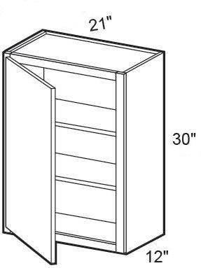 W2130L - Napa Blended Cream - Wall 21" x 30" - Single Door - Hinges On Left