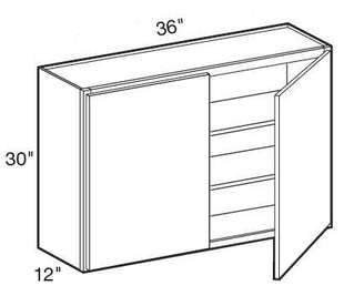 W3630 - Napa Blended Cream - Wall 36" x 30" - Double Doors