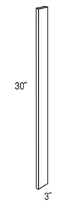 F330 - Concord Polar White - Filler - 3/4" thick 3" wide 30" tall