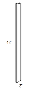 F342 - Concord Polar White - Filler - 3/4" thick 3" wide 42" tall