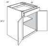 B24B - Essex Castle - Base Cabinet - Butt Doors/Single Drawer