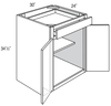 B30B - Essex Castle - Base Cabinet Butt Doors - Butt Doors/Single Drawer