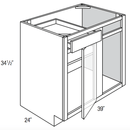 BBC42/45 - Yarmouth Raised - Base Blind Corner Cabinet