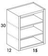 BK1530 - Berwyn Opal - Bookcase Cabinet - Special Order