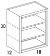 BK1830 - Dartmouth Pewter 5 Piece - Bookcase Cabinet