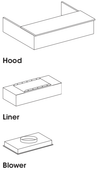 BOXHOOD - Dartmouth Grey Stain - Box Hood - Special Order