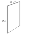 BSKIN - Dartmouth Pewter - Base Skin - 23 1_4" x 34 1_2" x 1_4"