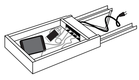 CHGDR18  - Essex Lunar - Charging drawer