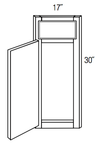 CSF36 - Norwich Slab - Corner Sink Front