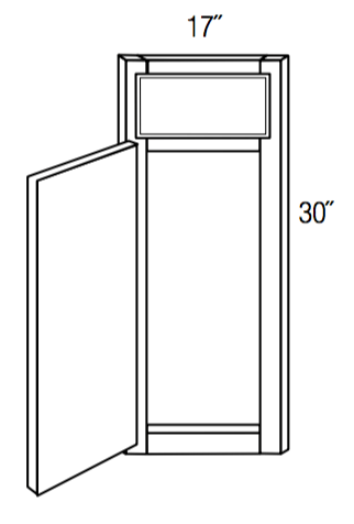 CSF36 - Trenton Recessed - Corner Sink Front