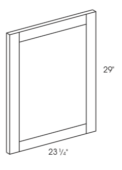 DEPB - Dartmouth White - Base Decorative End Panel