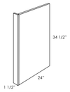 DWP1.5 - Dartmouth Brownstone - Dishwasher Panel - 24" x 34 1_2" w/ 1 1_2" stile