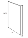 DWR3 - Essex White - Dishwasher End Panel