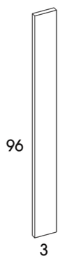 F396 - Dartmouth Pewter - Filler - 3" x 96"