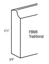 FBM8-T - Norwich Slab - Furniture Base Molding