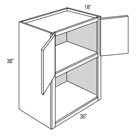 MW3036  - Essex Castle - Microwave Wall Cabinet