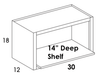 MWC3018 - Berwyn Opal - Microwave Wall Cabinet