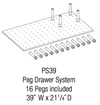 PS39 - Trenton Slab - Peg Drawer System