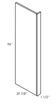 REFP30 - Hanover White - Refrigerator Panel - 29 7_8" x 96" with 1 1_2" stile