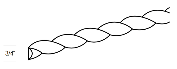 RM8 - Trenton Slab - Rope Molding