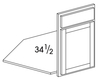 SCB36FF - Berwyn Opal - Corner Sink Face Frame and Door - Single Door