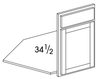 SCB36FF - York White - Corner Sink Face Frame and Door - Single Door