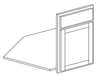 SCB36FFADA - Dartmouth Brownstone - ADA Corner Sink Face Frame and Door - Single Door - Special Order