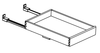 SCRT18 - Dover Castle - Soft-close roll-out tray - For 18" Base/Tall