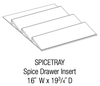 SPICETRAY - Dover White - Spice Drawer Insert