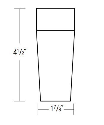 TF - Norwich Slab - Tapered foot