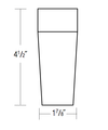 TF - Trenton Recessed - Tapered foot