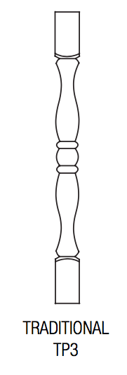 TP3  - Yarmouth Raised - Traditional Turn Post