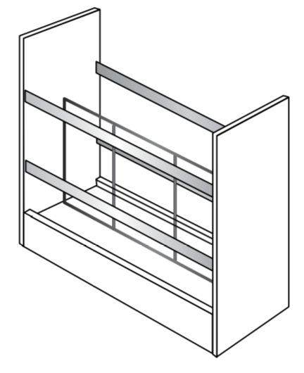 TRAYDIVPO - Dover Castle - Tray divider pull-out unit for BF09