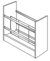 TRAYDIVPO - Essex Lunar - Tray divider pull-out unit for BF09