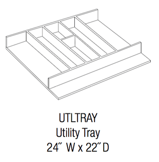 UTLTRAY - Essex White - Utility Tray