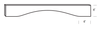 VAL36 - Norwich Slab - 36" Arched Valance