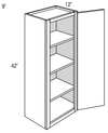 W0942 - Amesbury White - Wall Cabinet - Single Door